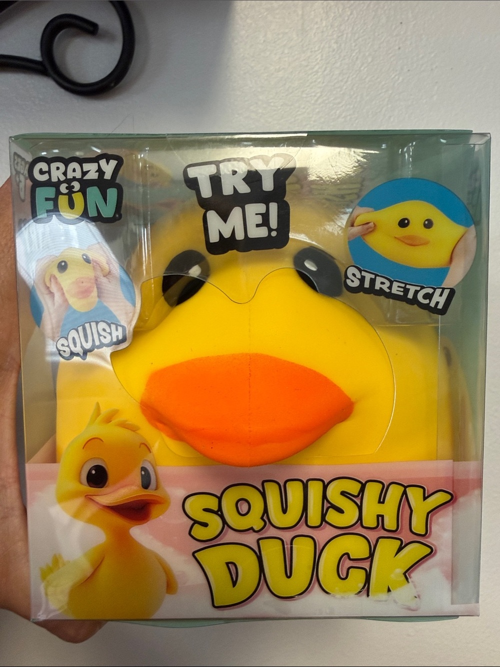 Squishy Duck Toy - Yellow with Orange Beak